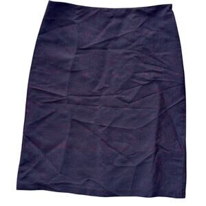 VIVIENNE TAM Size 2 Brocade Red Black Mini Skirt Silk Blend Y2K VTG